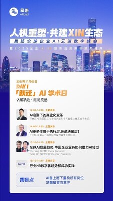 「人机重塑，共建XIN生态」易路全球企业AI云端数字峰会，这些亮点值得关注