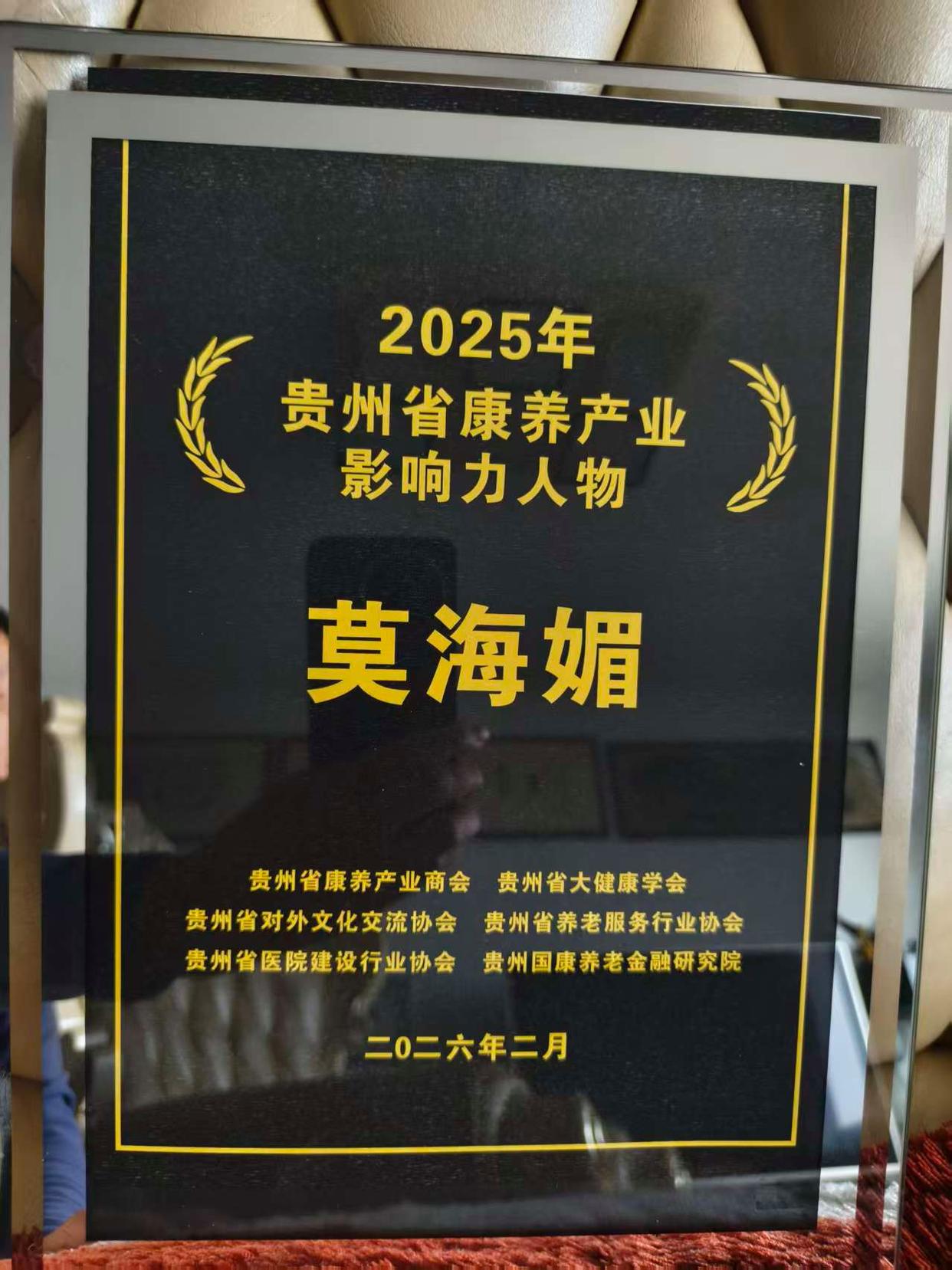 莫海媚入选2025年度贵州省康养产业影响力人物 莫海媚入选2025年度贵州省康养产业影响力人物